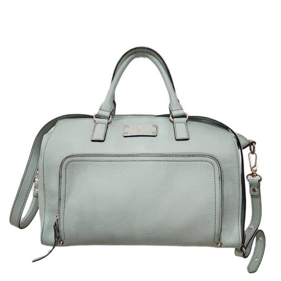 KATE SPADE Pebble Leather CROSSBODY HANDBAG, Mint, Womens OS - Picture 2 of 12